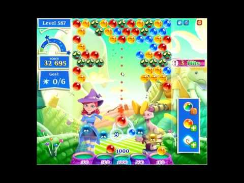 Video guide by fbgamevideos: Bubble Witch Saga 2 Level 587 #bubblewitchsaga
