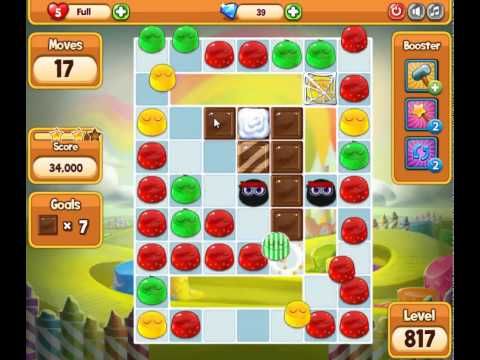 Video guide by skillgaming: Pudding Pop Mobile Level 817 #puddingpopmobile