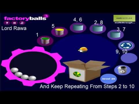 Video guide by LordRawa: Factory Balls (official) Levels 21-30 #factoryballsofficial