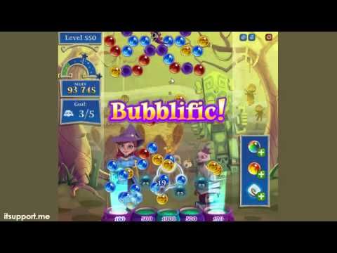 Video guide by TechcowDotCom: Bubble Witch Saga 2 Level 550 #bubblewitchsaga