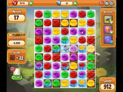 Video guide by skillgaming: Pudding Pop Mobile Level 912 #puddingpopmobile