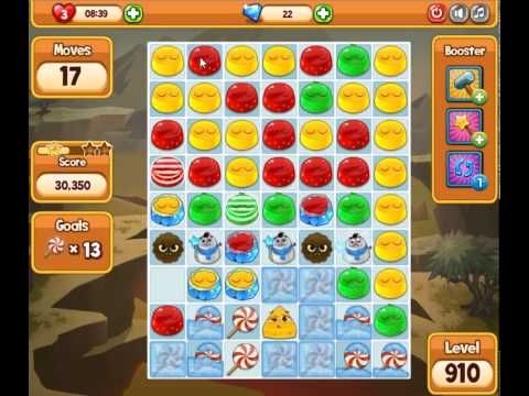 Video guide by skillgaming: Pudding Pop Mobile Level 910 #puddingpopmobile