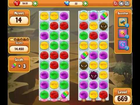 Video guide by skillgaming: Pudding Pop Mobile Level 669 #puddingpopmobile