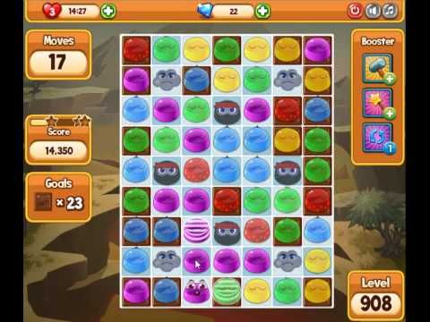 Video guide by skillgaming: Pudding Pop Mobile Level 908 #puddingpopmobile