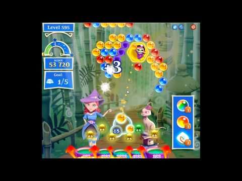 Video guide by fbgamevideos: Bubble Witch Saga 2 Level 595 #bubblewitchsaga