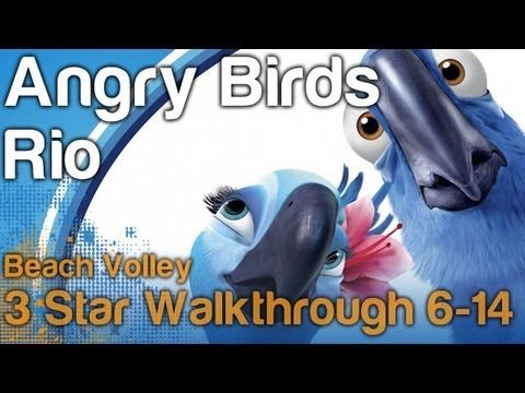 Video guide by NextGenWalkthroughs: Angry Birds Rio 3 stars level 6-14 #angrybirdsrio
