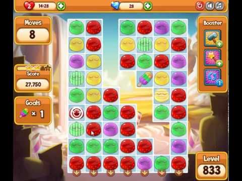 Video guide by skillgaming: Pudding Pop Mobile Level 833 #puddingpopmobile