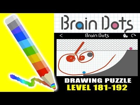 Video guide by kapaooapps: Brain Dots Level 181-192 #braindots