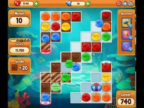 Video guide by skillgaming: Pudding Pop Mobile Level 740 #puddingpopmobile