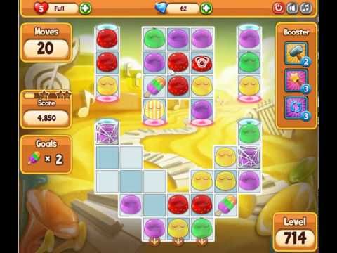 Video guide by skillgaming: Pudding Pop Mobile Level 714 #puddingpopmobile