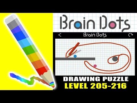 Video guide by kapaooapps: Brain Dots Level 205-216 #braindots