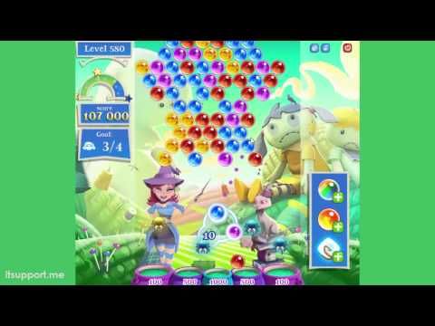 Video guide by TechcowDotCom: Bubble Witch Saga 2 Level 580 #bubblewitchsaga