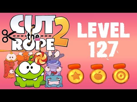 Video guide by  1 star + cut 0 ropes): Cut the Rope 2 Level 127 #cuttherope