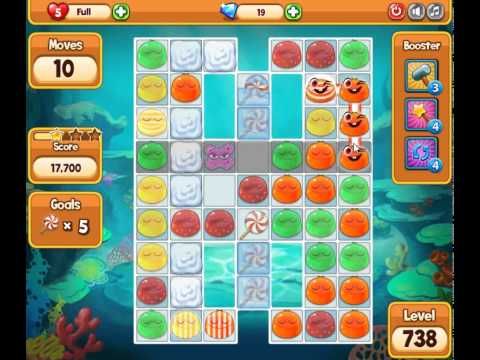 Video guide by skillgaming: Pudding Pop Mobile Level 738 #puddingpopmobile