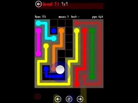 Video guide by TheDorsab3: Flow Free 9x9 level 71 #flowfree