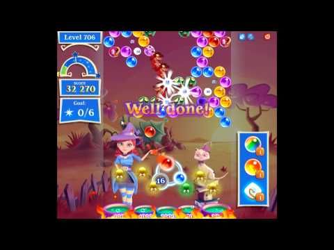 Video guide by fbgamevideos: Bubble Witch Saga 2 Level 706 #bubblewitchsaga
