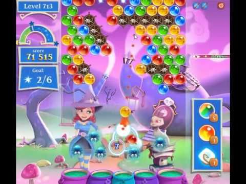 Video guide by skillgaming: Bubble Witch Saga 2 Level 713 #bubblewitchsaga