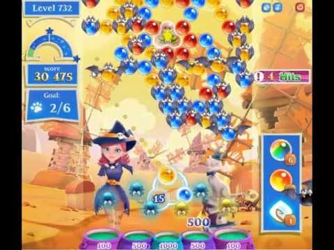 Video guide by skillgaming: Bubble Witch Saga 2 Level 732 #bubblewitchsaga