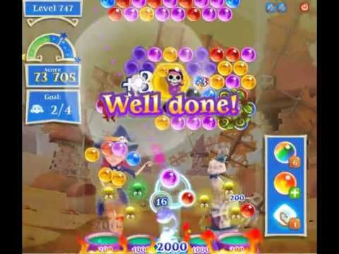 Video guide by skillgaming: Bubble Witch Saga 2 Level 747 #bubblewitchsaga