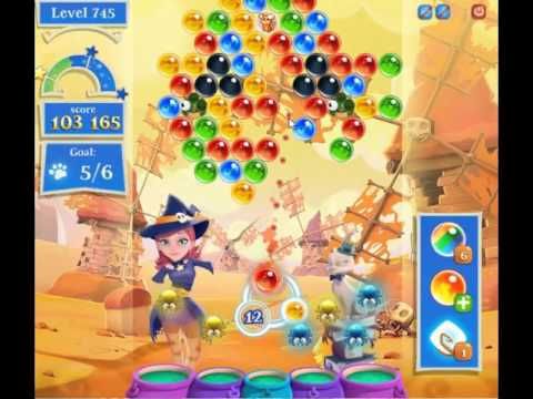Video guide by skillgaming: Bubble Witch Saga 2 Level 745 #bubblewitchsaga