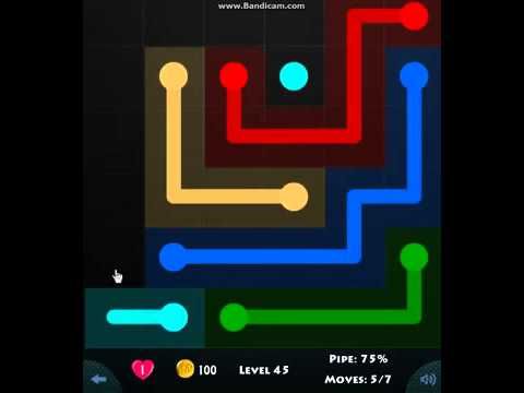 Video guide by 2GamerTube: Flow Game Level 41 - 50 #flowgame