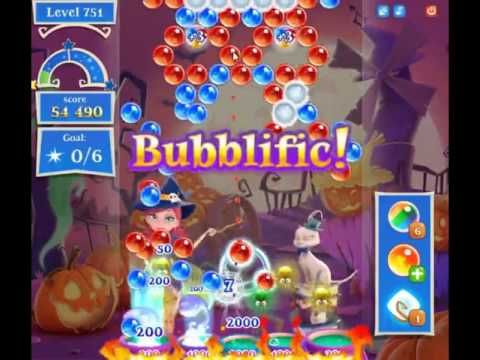 Video guide by skillgaming: Bubble Witch Saga 2 Level 751 #bubblewitchsaga