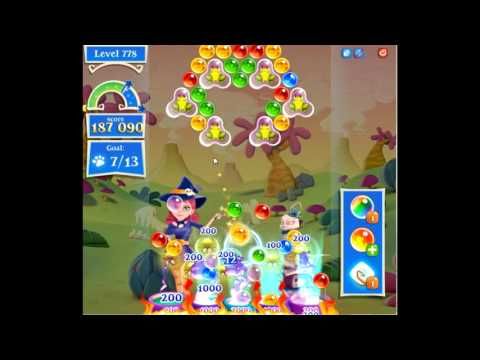 Video guide by fbgamevideos: Bubble Witch Saga 2 Level 778 #bubblewitchsaga