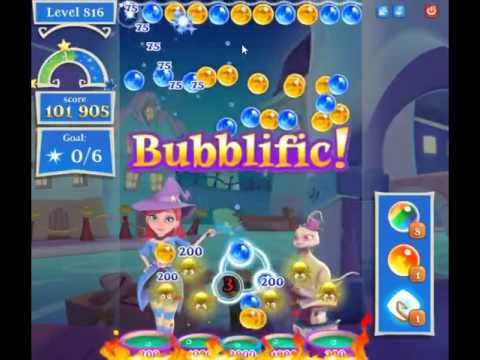 Video guide by skillgaming: Bubble Witch Saga 2 Level 816 #bubblewitchsaga
