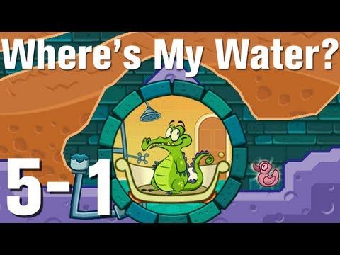 Video guide by HowcastGaming: Where's My Water? level 5-1 #wheresmywater
