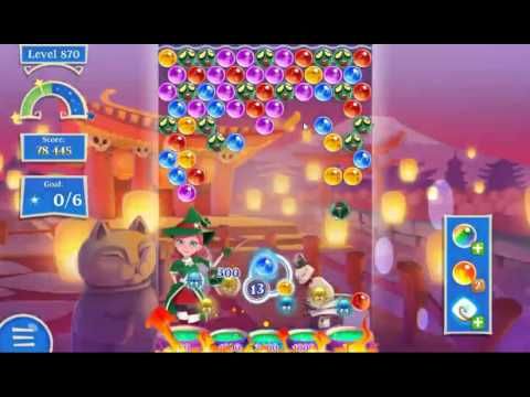 Video guide by skillgaming: Bubble Witch Saga 2 Level 870 #bubblewitchsaga