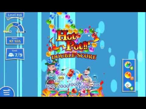 Video guide by skillgaming: Bubble Witch Saga 2 Level 858 #bubblewitchsaga