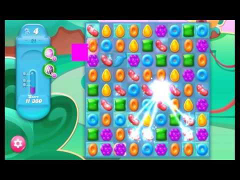 Video guide by skillgaming: Candy Crush Jelly Saga Level 21 #candycrushjelly