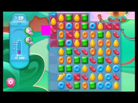 Video guide by skillgaming: Candy Crush Jelly Saga Level 36 #candycrushjelly