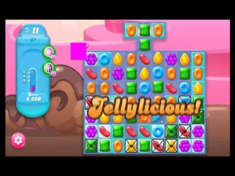 Video guide by skillgaming: Candy Crush Jelly Saga Level 67 #candycrushjelly