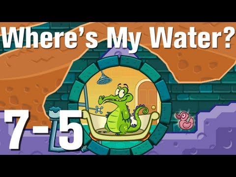 Video guide by HowcastGaming: Where's My Water? level 7-5 #wheresmywater