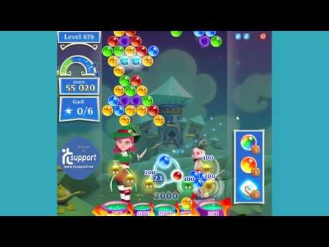Video guide by TechcowDotCom: Bubble Witch Saga 2 Level 879 #bubblewitchsaga