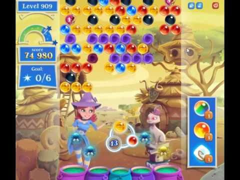 Video guide by skillgaming: Bubble Witch Saga 2 Level 909 #bubblewitchsaga