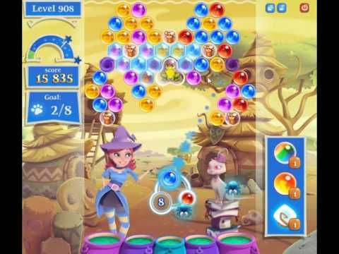 Video guide by skillgaming: Bubble Witch Saga 2 Level 908 #bubblewitchsaga