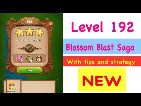 Video guide by : Blossom Blast Saga Level 192 #blossomblastsaga