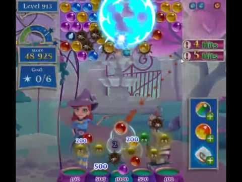 Video guide by skillgaming: Bubble Witch Saga 2 Level 913 #bubblewitchsaga