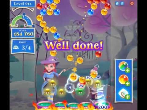 Video guide by skillgaming: Bubble Witch Saga 2 Level 914 #bubblewitchsaga