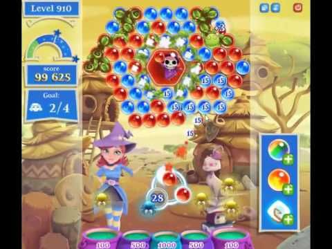 Video guide by skillgaming: Bubble Witch Saga 2 Level 910 #bubblewitchsaga