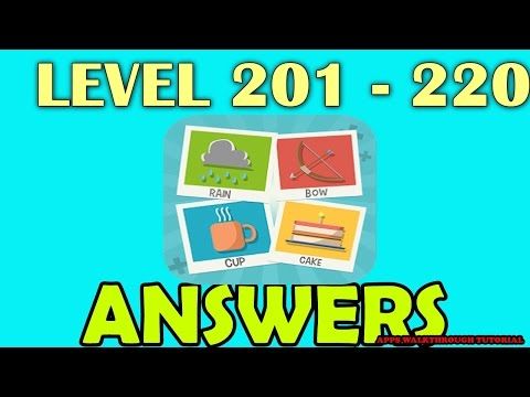 Video guide by : Pictoword Level 201 - 220 #pictoword