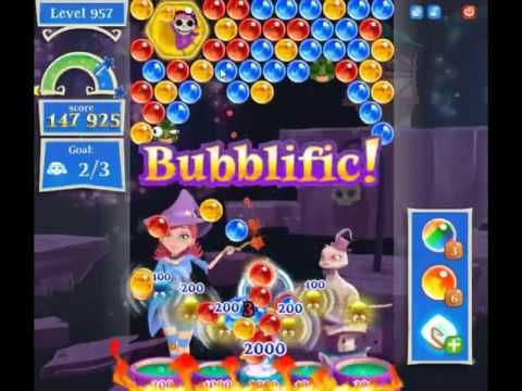 Video guide by skillgaming: Bubble Witch Saga 2 Level 957 #bubblewitchsaga