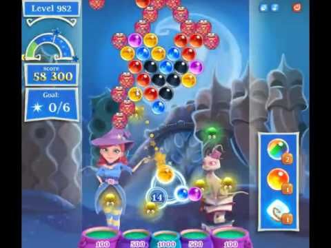 Video guide by skillgaming: Bubble Witch Saga 2 Level 982 #bubblewitchsaga