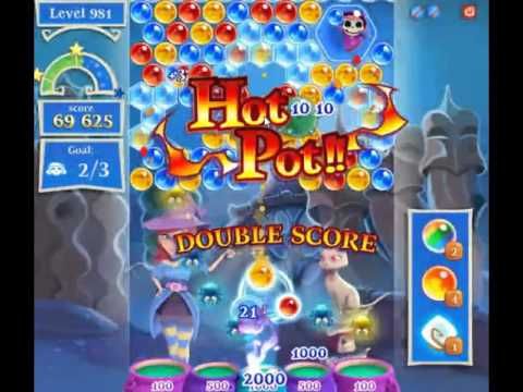 Video guide by skillgaming: Bubble Witch Saga 2 Level 981 #bubblewitchsaga