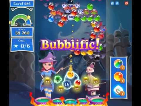 Video guide by skillgaming: Bubble Witch Saga 2 Level 986 #bubblewitchsaga