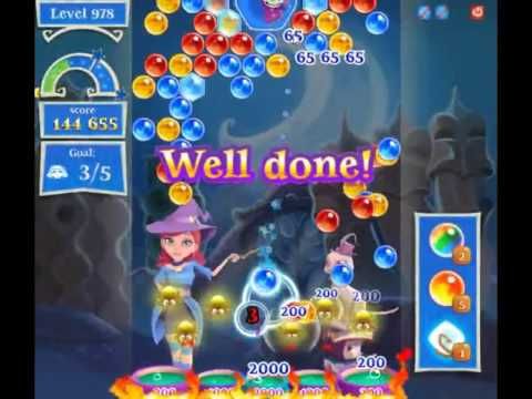 Video guide by skillgaming: Bubble Witch Saga 2 Level 978 #bubblewitchsaga