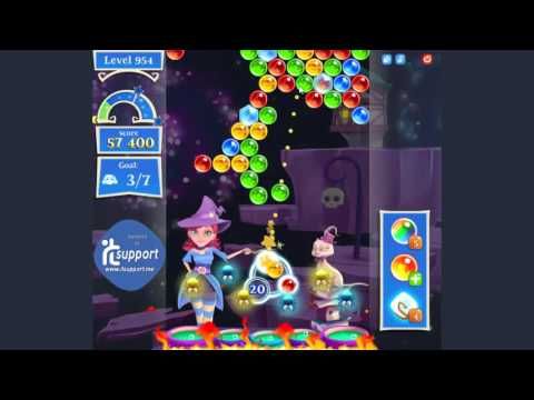 Video guide by Techcow.com: Bubble Witch Saga 2 Level 954 #bubblewitchsaga
