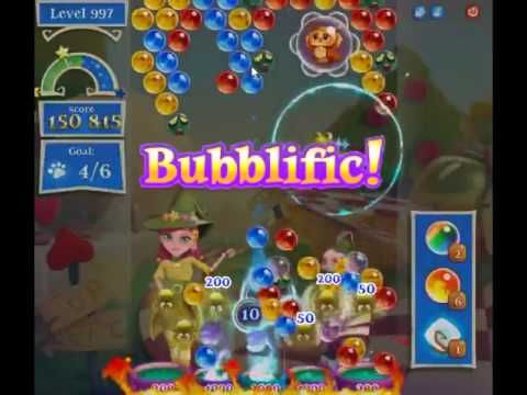 Video guide by skillgaming: Bubble Witch Saga 2 Level 997 #bubblewitchsaga